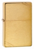 Zippo Brushed Brass Vintage Slash Lighter (Z240)