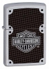 Zippo Harley Davidson Carbon Fiber Satin Chrome 24025 Lighter
