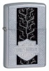Zippo Harley Tracks Lighter Street Chrome 24671