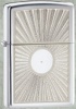 Zippo 24674 Bullseye High Polish Chrome Windproof Lid