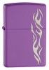 Zippo Tribal Tattoo (24814) Chrome Purple White