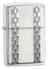 Zippo Vertical Diamond Cut Brushed Chrome Lighter Z24994
