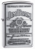 Zippo Chrome Jim Beam Pewter Emblem Lighter 250JB928
