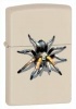 Zippo Tarantual 28032 Lighter Cream Matte Lid