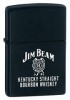 Zippo Jim Beam Black Matte 28072 Kentucky Straight