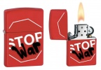 Zippo STOP WAR RED MATTE - 28140