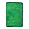 Zippo Iced World Meadow Green Lighter model 28340