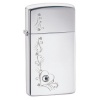 Zippo HIGH POL CHR SLIM HEART - 28365