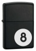 Zippo 8 BALL -BLACK MATTE - 28432