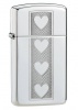 Zippo SLIM CHROME HEART - 28476