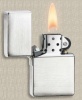 Zippo Replica W/O Slashes Brushed Chrome Lighter 