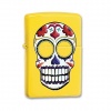 Zippo Day Of The Dead Bright Yellow Lighter
