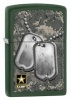 Zippo US ARMY DOG TAGS/ GREEN MATTE - 28513
