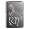 Zippo RUNNING HORSE / BLACK ICE - 28645