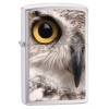 Zippo OWL FACE BRUSHED CHROME - 28650