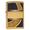 Zippo GOLD & BLACK BRUSHED BRASS - 28673