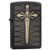 Zippo EBONY LASER TWO TONE DAGGER - 28799