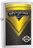 Zippo BRUSH CHRM YELLOW HARLEY DAVID - 28821