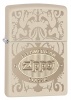 Zippo CREAM MATTE/ZIPPO STAMPED - 28854