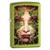 Zippo LURID/LADY FACE/GREEN VINES - 28865