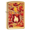 Zippo ZIPPO FLAME BRONZE AND RED - 28975