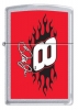 #8 Sideways Flames Street Zippo #M1012