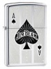Zippo Jim Beam spade chrome lighter (model 24945) 