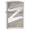 Zippo Windswept Z High Polish Chrome 24461 Lighter