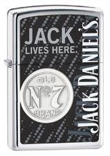 Zippo Jack Daniels Old # 7 lights 24899
