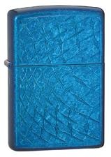 Zippo Cerulean iced diamonds plate lighter 24948
