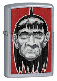 Zippo Bs Shrunken Head lights 24737