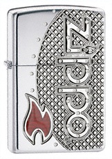 Zippo Mesh 24801 Armor Case Polished Chrome Lighter