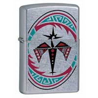 Zippo Mythological Bird St Chrome lights 24454