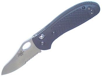 Benchmade Grip,oval,combo, Olive Handle knives 550SOD