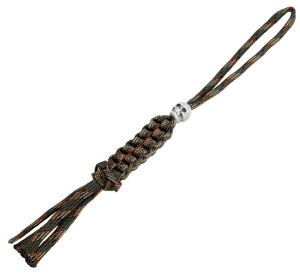 Boker 09WT011 Woodland Camo Skull Paracord Lanyard
