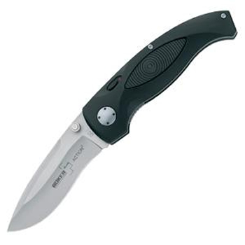 Boker 01BO060 Plain Edged Action Knife Bead Blasted