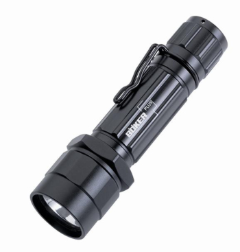 Tactical Xenon Flashlight Anti-Roll Rim 80 Lumens 09BO006