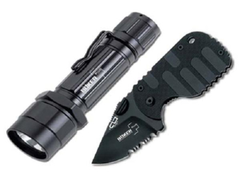 Flashlight-Subcom Knife Set TOP Stryker flashlight 09BO100