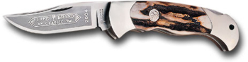 Boker 112004ST Lockback Knife genuine Stag