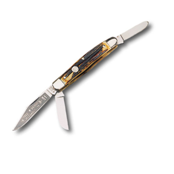 Boker 114474 Stockman Knife With 4 Stag Handle