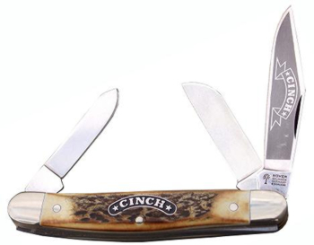 Boker Cinch Stockman CI7474ST 440A Plain Edge Steel  11CI7474ST