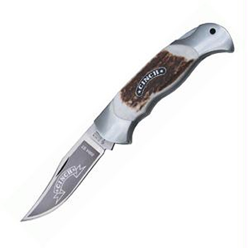 Boker Cinch Folding Hunter Stag knives 01CI2004ST