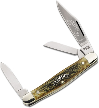 Boker Cinch Med Stockman Stag knives 01CI7588HH