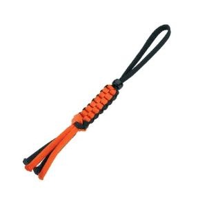 Boker Orange & Black Parachute Cord lanyard Black Bead 09WT006