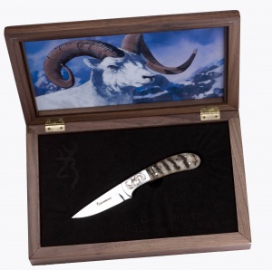 Browning 322-405 Dall Sheep Knife Presentation Box & Print