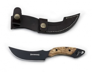 Buckhorn Olive Wood Fixed Skinner 322-262 Teflon Coated