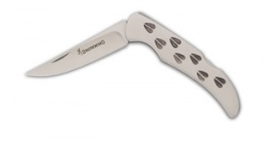 Browning 322-533 Backtrack Folder Stainless Steel Deer Footprint