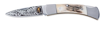 Browning Classic Folder - Stag Pocket Knife - 322-336