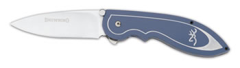 Browning Backdraft Blue Assisted Opening Knife - 322-355