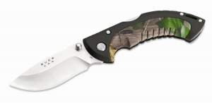 Buck 3383 Omni Htr Fold 10pt Camo knives 396CMS
